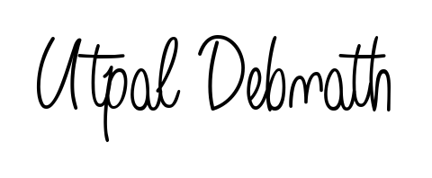 A dynamic signature style for Utpal Debnath using Angelique-Rose-font-FFP script. Designed to look authentic, handwritten, and professional. Utpal Debnath signature style 5 images and pictures png