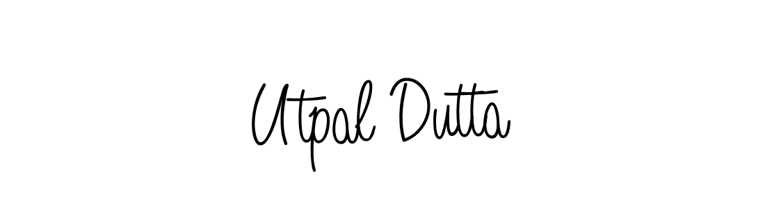 Make a beautiful signature design for name Utpal Dutta. With this signature (Angelique-Rose-font-FFP) style, you can create a handwritten signature for free. Utpal Dutta signature style 5 images and pictures png