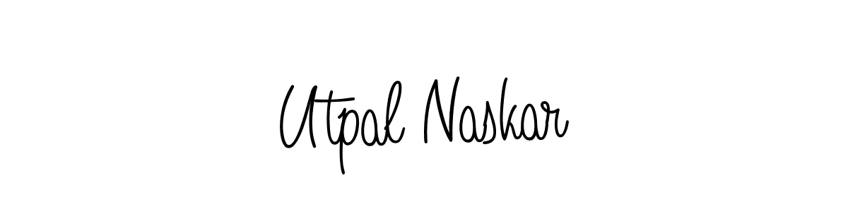 Create a beautiful signature design for name Utpal Naskar. With this signature (Angelique-Rose-font-FFP) fonts, you can make a handwritten signature for free. Utpal Naskar signature style 5 images and pictures png