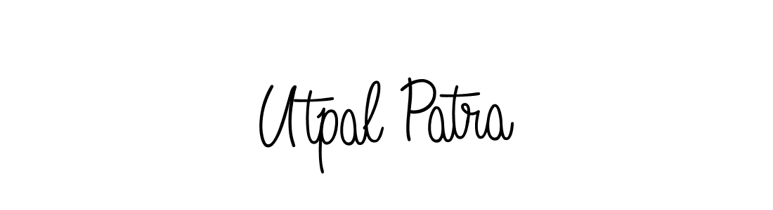 Use a signature maker to create a handwritten signature online. With this signature software, you can design (Angelique-Rose-font-FFP) your own signature for name Utpal Patra. Utpal Patra signature style 5 images and pictures png