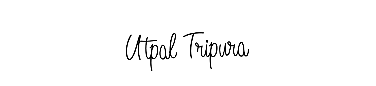 Similarly Angelique-Rose-font-FFP is the best handwritten signature design. Signature creator online .You can use it as an online autograph creator for name Utpal Tripura. Utpal Tripura signature style 5 images and pictures png