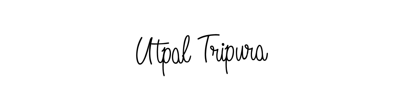 if you are searching for the best signature style for your name Utpal Tripura. so please give up your signature search. here we have designed multiple signature styles  using Angelique-Rose-font-FFP. Utpal Tripura signature style 5 images and pictures png