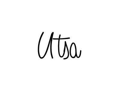 Also You can easily find your signature by using the search form. We will create Utsa name handwritten signature images for you free of cost using Angelique-Rose-font-FFP sign style. Utsa signature style 5 images and pictures png