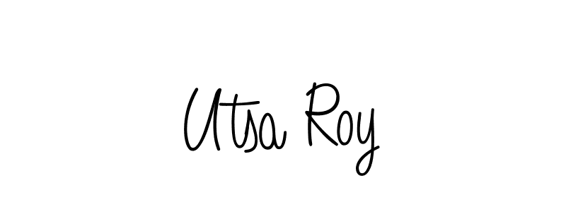 Make a short Utsa Roy signature style. Manage your documents anywhere anytime using Angelique-Rose-font-FFP. Create and add eSignatures, submit forms, share and send files easily. Utsa Roy signature style 5 images and pictures png
