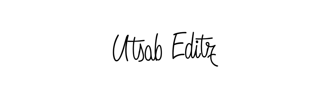 Once you've used our free online signature maker to create your best signature Angelique-Rose-font-FFP style, it's time to enjoy all of the benefits that Utsab Editz name signing documents. Utsab Editz signature style 5 images and pictures png