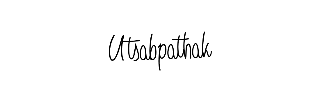 It looks lik you need a new signature style for name Utsabpathak. Design unique handwritten (Angelique-Rose-font-FFP) signature with our free signature maker in just a few clicks. Utsabpathak signature style 5 images and pictures png