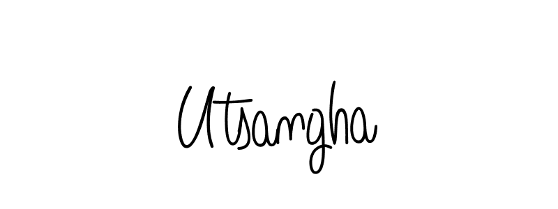 Once you've used our free online signature maker to create your best signature Angelique-Rose-font-FFP style, it's time to enjoy all of the benefits that Utsangha name signing documents. Utsangha signature style 5 images and pictures png