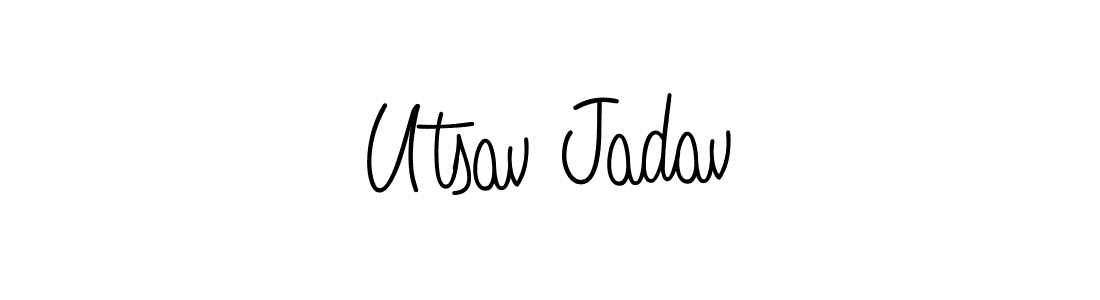 It looks lik you need a new signature style for name Utsav Jadav. Design unique handwritten (Angelique-Rose-font-FFP) signature with our free signature maker in just a few clicks. Utsav Jadav signature style 5 images and pictures png