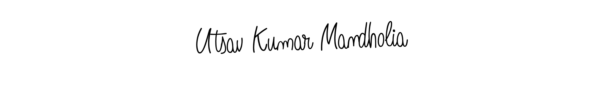 Also You can easily find your signature by using the search form. We will create Utsav Kumar Mandholia name handwritten signature images for you free of cost using Angelique-Rose-font-FFP sign style. Utsav Kumar Mandholia signature style 5 images and pictures png
