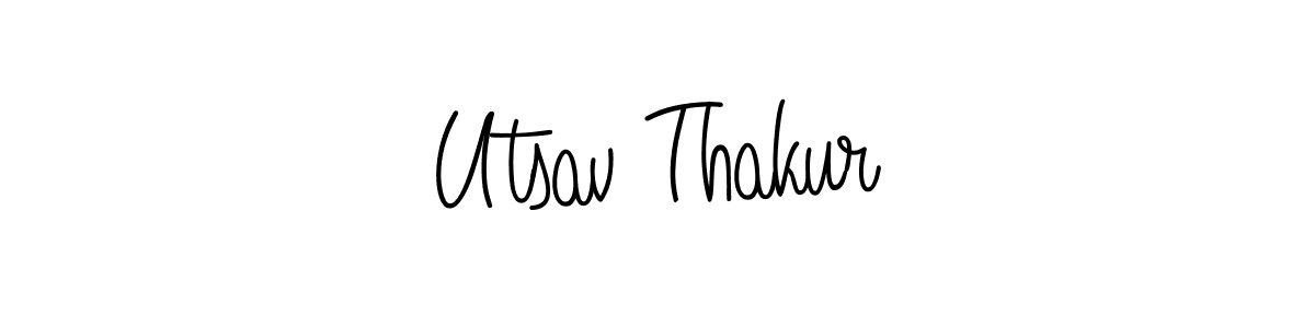 Also we have Utsav Thakur name is the best signature style. Create professional handwritten signature collection using Angelique-Rose-font-FFP autograph style. Utsav Thakur signature style 5 images and pictures png