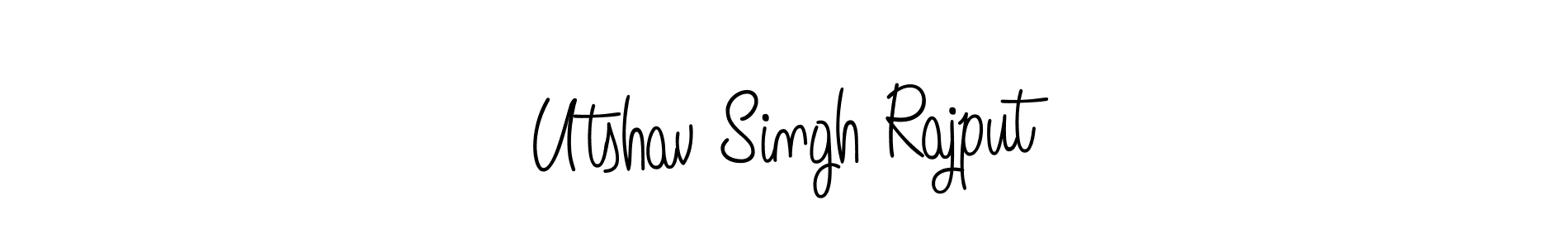 It looks lik you need a new signature style for name Utshav Singh Rajput. Design unique handwritten (Angelique-Rose-font-FFP) signature with our free signature maker in just a few clicks. Utshav Singh Rajput signature style 5 images and pictures png