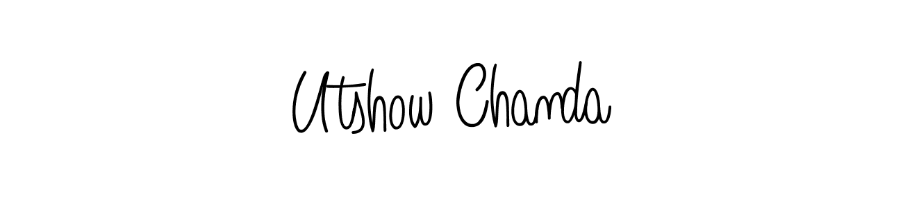 Similarly Angelique-Rose-font-FFP is the best handwritten signature design. Signature creator online .You can use it as an online autograph creator for name Utshow Chanda. Utshow Chanda signature style 5 images and pictures png