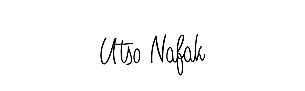 Also You can easily find your signature by using the search form. We will create Utso Nafak name handwritten signature images for you free of cost using Angelique-Rose-font-FFP sign style. Utso Nafak signature style 5 images and pictures png