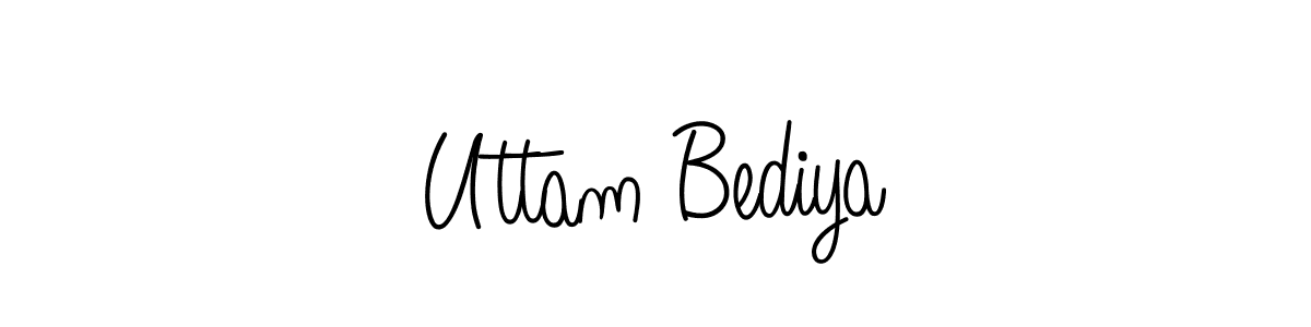 Similarly Angelique-Rose-font-FFP is the best handwritten signature design. Signature creator online .You can use it as an online autograph creator for name Uttam Bediya. Uttam Bediya signature style 5 images and pictures png