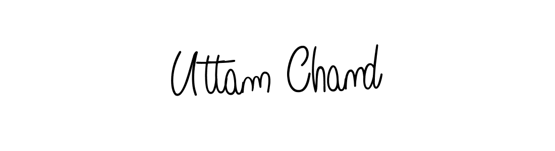 Create a beautiful signature design for name Uttam Chand. With this signature (Angelique-Rose-font-FFP) fonts, you can make a handwritten signature for free. Uttam Chand signature style 5 images and pictures png