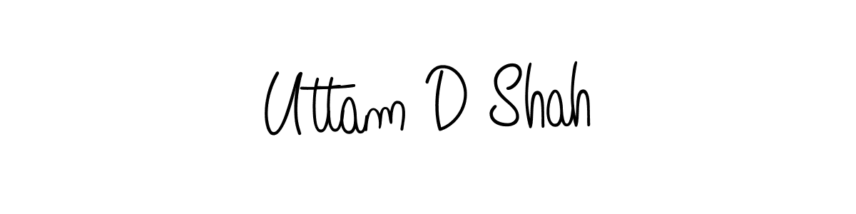 Angelique-Rose-font-FFP is a professional signature style that is perfect for those who want to add a touch of class to their signature. It is also a great choice for those who want to make their signature more unique. Get Uttam D Shah name to fancy signature for free. Uttam D Shah signature style 5 images and pictures png