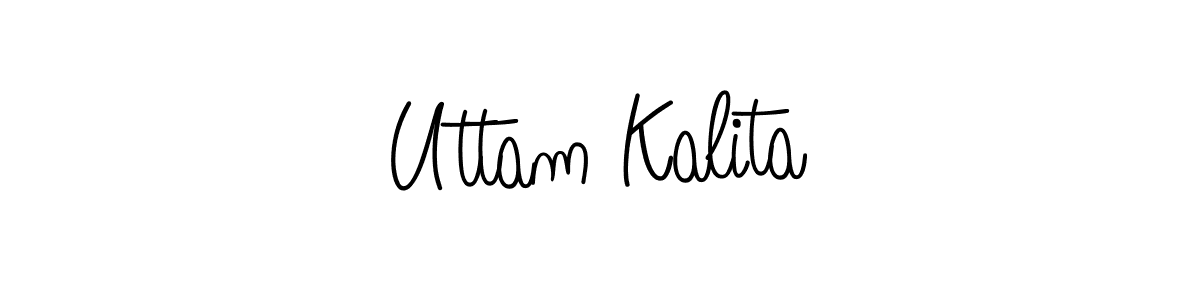 This is the best signature style for the Uttam Kalita name. Also you like these signature font (Angelique-Rose-font-FFP). Mix name signature. Uttam Kalita signature style 5 images and pictures png