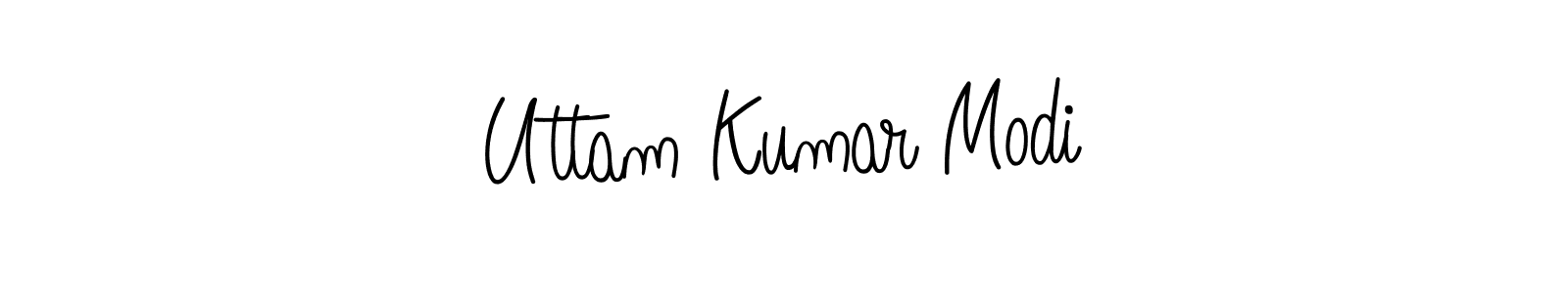 Also we have Uttam Kumar Modi name is the best signature style. Create professional handwritten signature collection using Angelique-Rose-font-FFP autograph style. Uttam Kumar Modi signature style 5 images and pictures png
