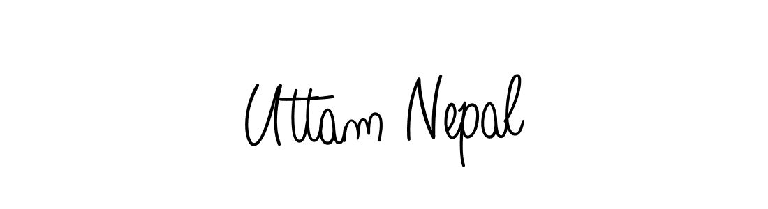Once you've used our free online signature maker to create your best signature Angelique-Rose-font-FFP style, it's time to enjoy all of the benefits that Uttam Nepal name signing documents. Uttam Nepal signature style 5 images and pictures png