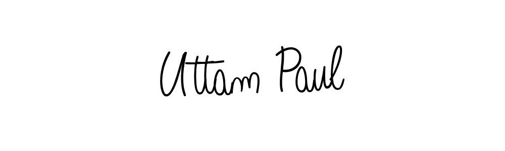 Uttam Paul stylish signature style. Best Handwritten Sign (Angelique-Rose-font-FFP) for my name. Handwritten Signature Collection Ideas for my name Uttam Paul. Uttam Paul signature style 5 images and pictures png