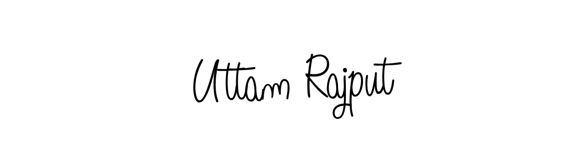 if you are searching for the best signature style for your name Uttam Rajput. so please give up your signature search. here we have designed multiple signature styles  using Angelique-Rose-font-FFP. Uttam Rajput signature style 5 images and pictures png