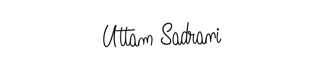 Angelique-Rose-font-FFP is a professional signature style that is perfect for those who want to add a touch of class to their signature. It is also a great choice for those who want to make their signature more unique. Get Uttam Sadrani name to fancy signature for free. Uttam Sadrani signature style 5 images and pictures png