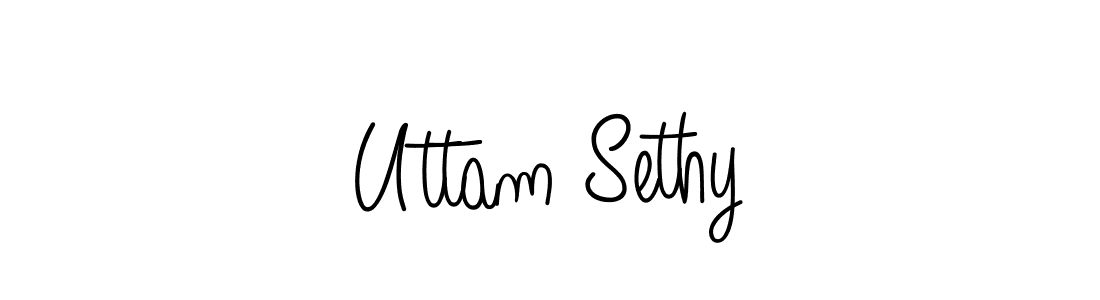 How to make Uttam Sethy signature? Angelique-Rose-font-FFP is a professional autograph style. Create handwritten signature for Uttam Sethy name. Uttam Sethy signature style 5 images and pictures png