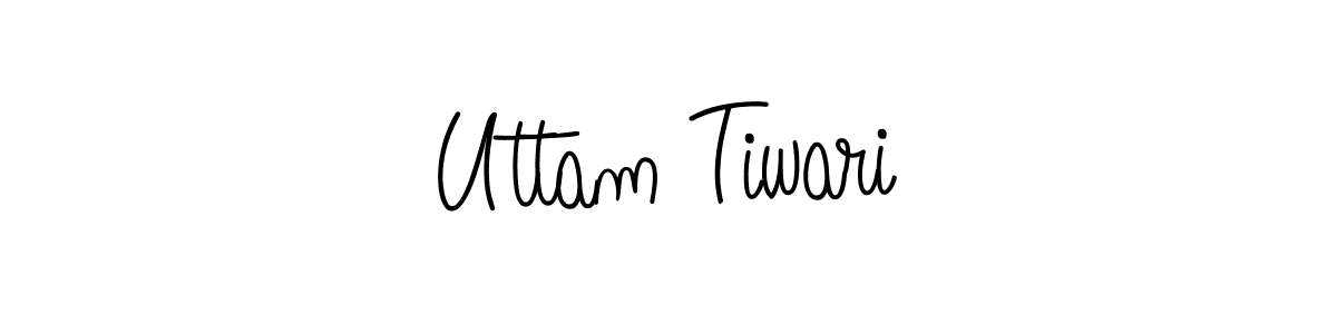 Design your own signature with our free online signature maker. With this signature software, you can create a handwritten (Angelique-Rose-font-FFP) signature for name Uttam Tiwari. Uttam Tiwari signature style 5 images and pictures png