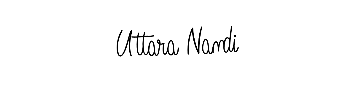 Use a signature maker to create a handwritten signature online. With this signature software, you can design (Angelique-Rose-font-FFP) your own signature for name Uttara Nandi. Uttara Nandi signature style 5 images and pictures png