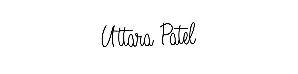 How to make Uttara Patel name signature. Use Angelique-Rose-font-FFP style for creating short signs online. This is the latest handwritten sign. Uttara Patel signature style 5 images and pictures png