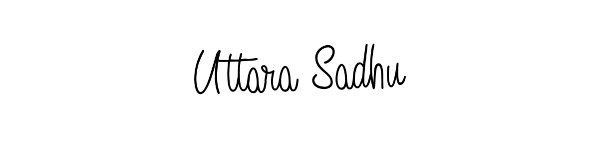 Use a signature maker to create a handwritten signature online. With this signature software, you can design (Angelique-Rose-font-FFP) your own signature for name Uttara Sadhu. Uttara Sadhu signature style 5 images and pictures png