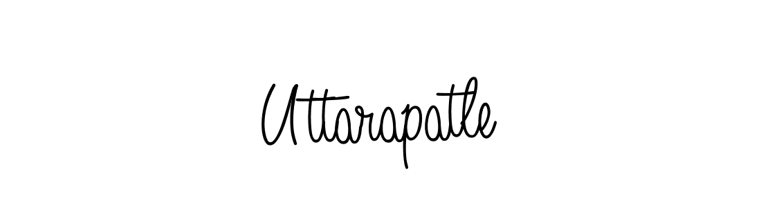 Design your own signature with our free online signature maker. With this signature software, you can create a handwritten (Angelique-Rose-font-FFP) signature for name Uttarapatle. Uttarapatle signature style 5 images and pictures png