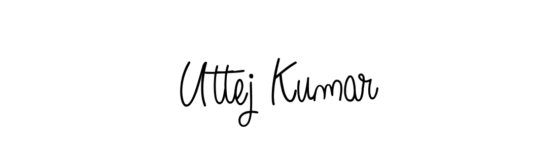 Angelique-Rose-font-FFP is a professional signature style that is perfect for those who want to add a touch of class to their signature. It is also a great choice for those who want to make their signature more unique. Get Uttej Kumar name to fancy signature for free. Uttej Kumar signature style 5 images and pictures png