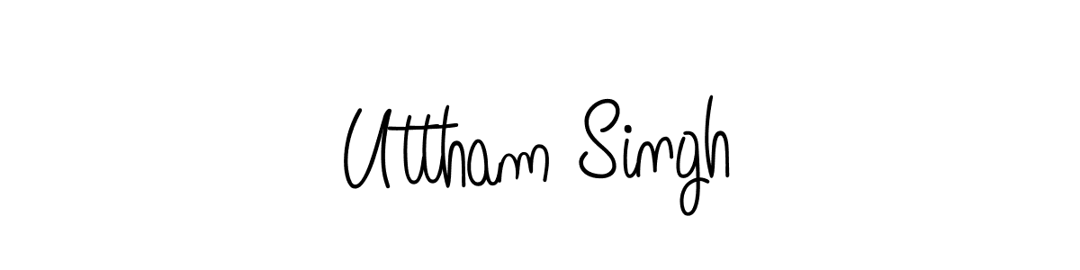 Also we have Uttham Singh name is the best signature style. Create professional handwritten signature collection using Angelique-Rose-font-FFP autograph style. Uttham Singh signature style 5 images and pictures png