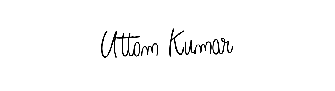 Design your own signature with our free online signature maker. With this signature software, you can create a handwritten (Angelique-Rose-font-FFP) signature for name Uttom Kumar. Uttom Kumar signature style 5 images and pictures png