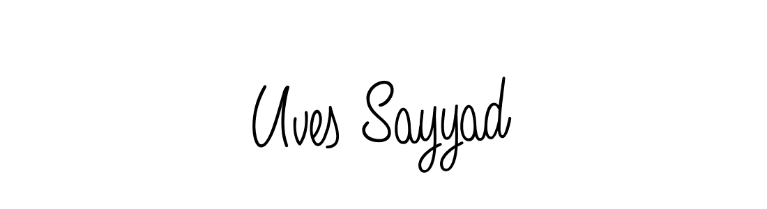 It looks lik you need a new signature style for name Uves Sayyad. Design unique handwritten (Angelique-Rose-font-FFP) signature with our free signature maker in just a few clicks. Uves Sayyad signature style 5 images and pictures png