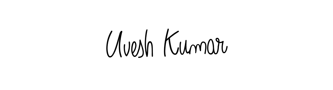 It looks lik you need a new signature style for name Uvesh Kumar. Design unique handwritten (Angelique-Rose-font-FFP) signature with our free signature maker in just a few clicks. Uvesh Kumar signature style 5 images and pictures png