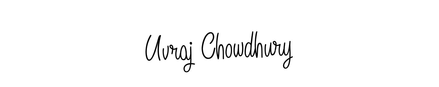 Also You can easily find your signature by using the search form. We will create Uvraj Chowdhury name handwritten signature images for you free of cost using Angelique-Rose-font-FFP sign style. Uvraj Chowdhury signature style 5 images and pictures png