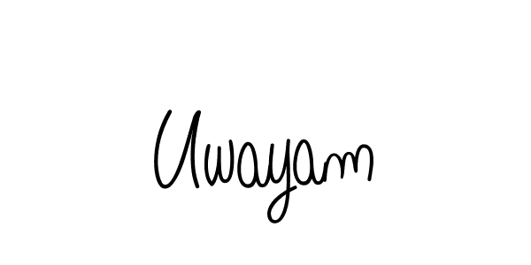 Once you've used our free online signature maker to create your best signature Angelique-Rose-font-FFP style, it's time to enjoy all of the benefits that Uwayam name signing documents. Uwayam signature style 5 images and pictures png