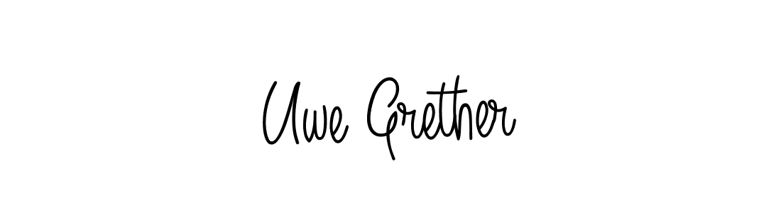 Similarly Angelique-Rose-font-FFP is the best handwritten signature design. Signature creator online .You can use it as an online autograph creator for name Uwe Grether. Uwe Grether signature style 5 images and pictures png