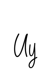 Use a signature maker to create a handwritten signature online. With this signature software, you can design (Angelique-Rose-font-FFP) your own signature for name Uy. Uy signature style 5 images and pictures png