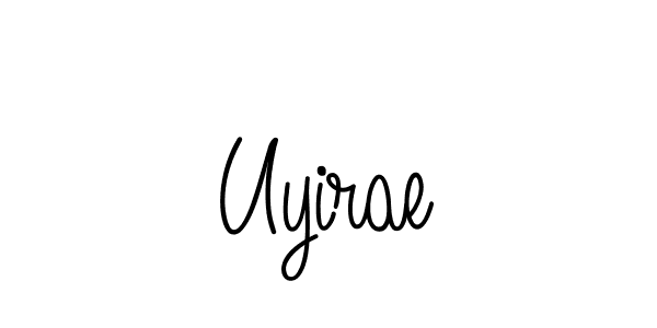 Design your own signature with our free online signature maker. With this signature software, you can create a handwritten (Angelique-Rose-font-FFP) signature for name Uyirae. Uyirae signature style 5 images and pictures png