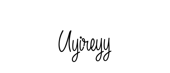 The best way (Angelique-Rose-font-FFP) to make a short signature is to pick only two or three words in your name. The name Uyireyy include a total of six letters. For converting this name. Uyireyy signature style 5 images and pictures png