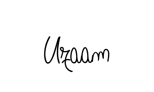 if you are searching for the best signature style for your name Uzaam. so please give up your signature search. here we have designed multiple signature styles  using Angelique-Rose-font-FFP. Uzaam signature style 5 images and pictures png