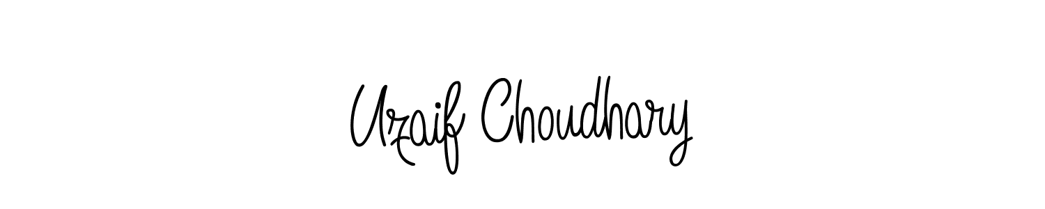 How to make Uzaif Choudhary signature? Angelique-Rose-font-FFP is a professional autograph style. Create handwritten signature for Uzaif Choudhary name. Uzaif Choudhary signature style 5 images and pictures png