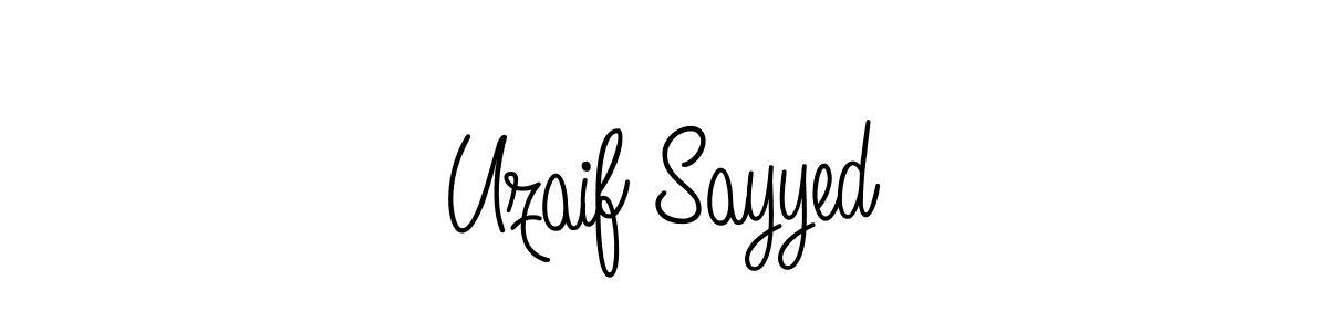 Here are the top 10 professional signature styles for the name Uzaif Sayyed. These are the best autograph styles you can use for your name. Uzaif Sayyed signature style 5 images and pictures png