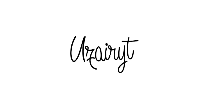 Design your own signature with our free online signature maker. With this signature software, you can create a handwritten (Angelique-Rose-font-FFP) signature for name Uzairyt. Uzairyt signature style 5 images and pictures png