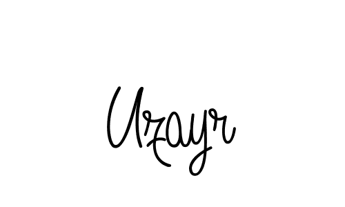 How to make Uzayr signature? Angelique-Rose-font-FFP is a professional autograph style. Create handwritten signature for Uzayr name. Uzayr signature style 5 images and pictures png