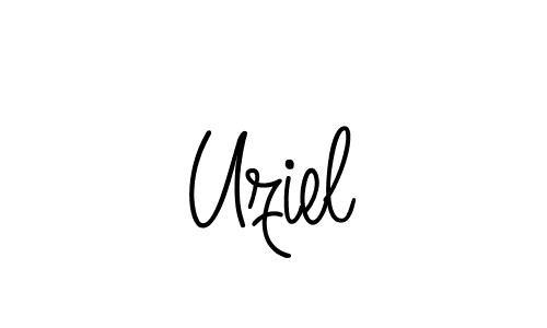 This is the best signature style for the Uziel name. Also you like these signature font (Angelique-Rose-font-FFP). Mix name signature. Uziel signature style 5 images and pictures png