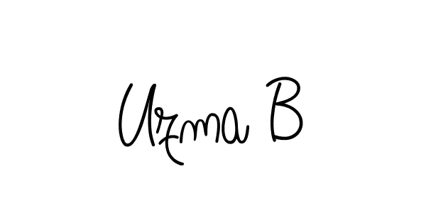 Also You can easily find your signature by using the search form. We will create Uzma B name handwritten signature images for you free of cost using Angelique-Rose-font-FFP sign style. Uzma B signature style 5 images and pictures png